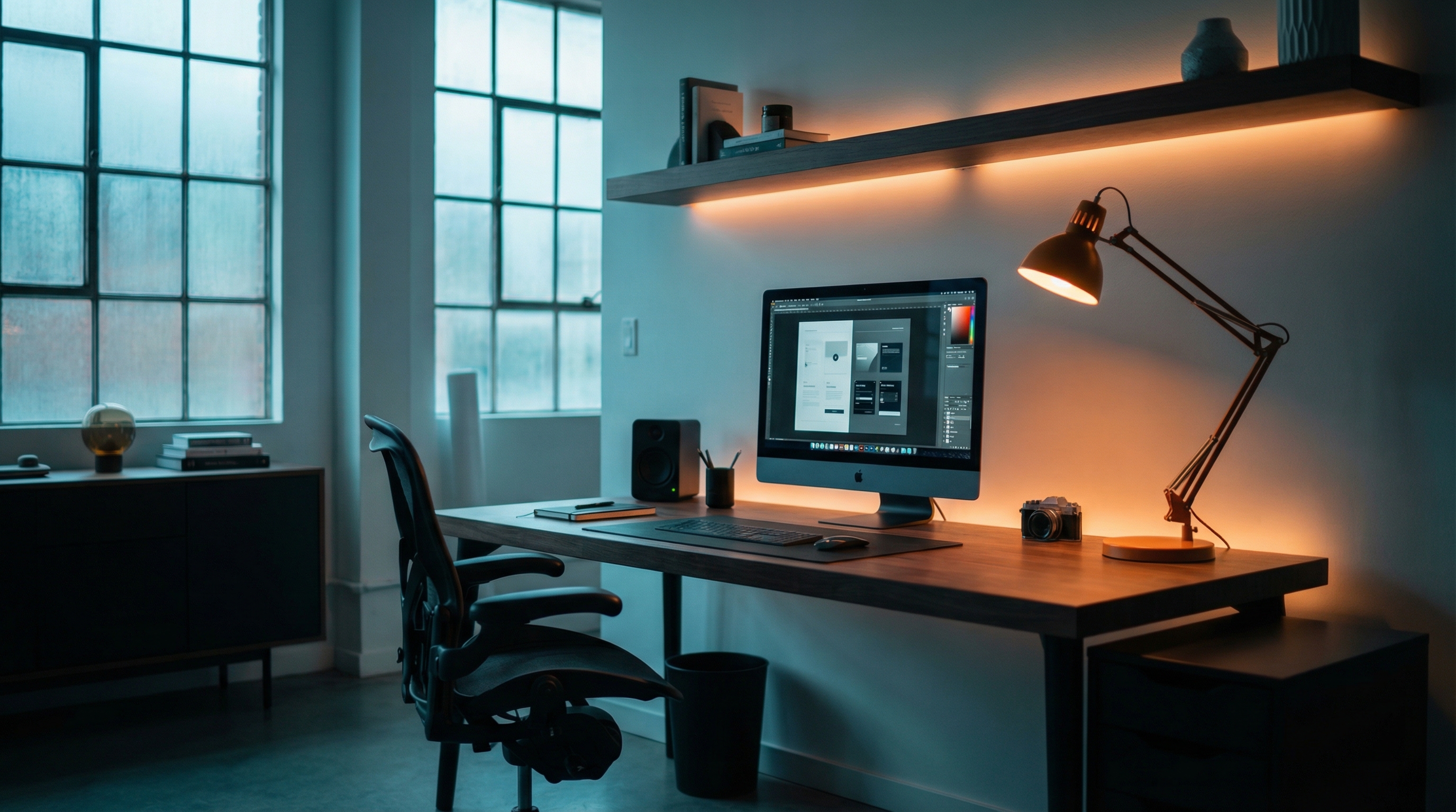 Zeroframe creative studio workspace - visual design environment